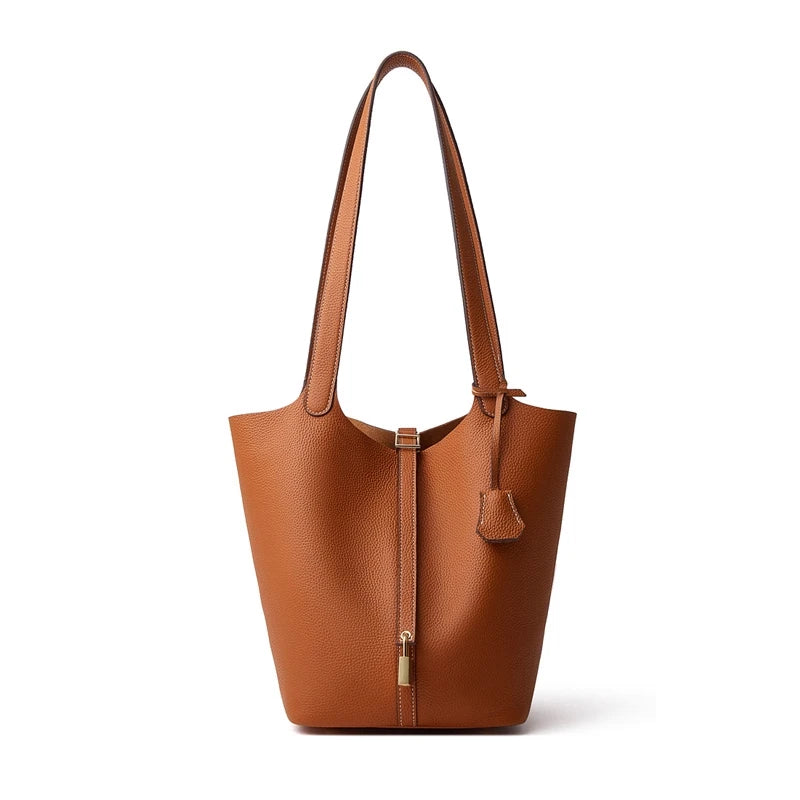 Timeless Genuine Leather Designer Tote Bag