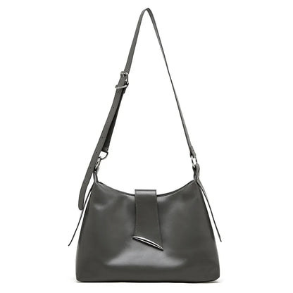 Aura Genuine Leather Milano Curved Shoulder Bag