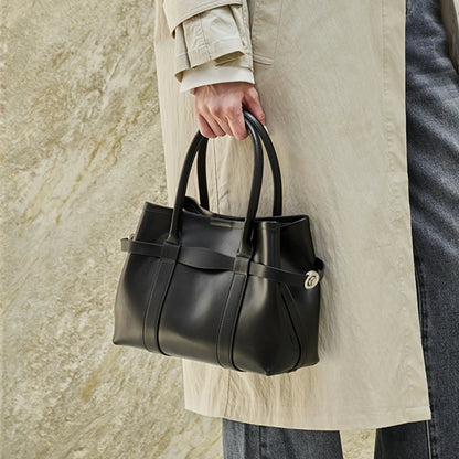 Urban Premium Cowhide Spacious Commuter Shoulder Bag
