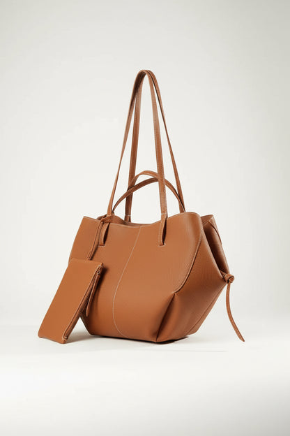Genuine Leather Classic Large Tote Bag