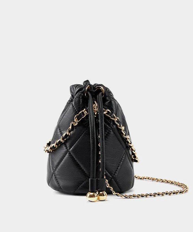 Majestic Luxury Genuine Leather Chain Shoulder Bag