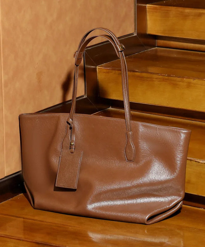 Genuine Leather Luxury Shoulder Tote Bag
