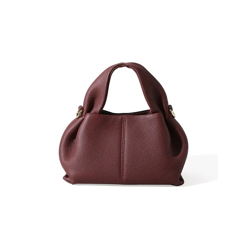 Serena Genuine Leather Slouchy Hobo Satchel