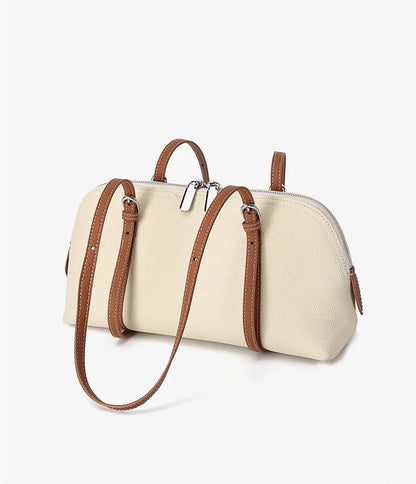Orb Artisan Genuine Leather Contour Shoulder Bag