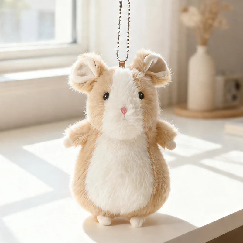 Fluffy Hamster Bag Charm