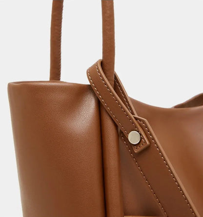 Elysian Genuine Leather High-Quality Soft Cowhide Tote Bag