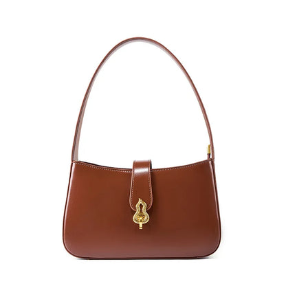 Sovereign Premium Cowhide Elegant Underarm Shoulder Bag
