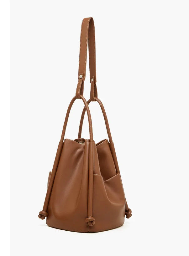 Elysian Genuine Leather High-Quality Soft Cowhide Tote Bag