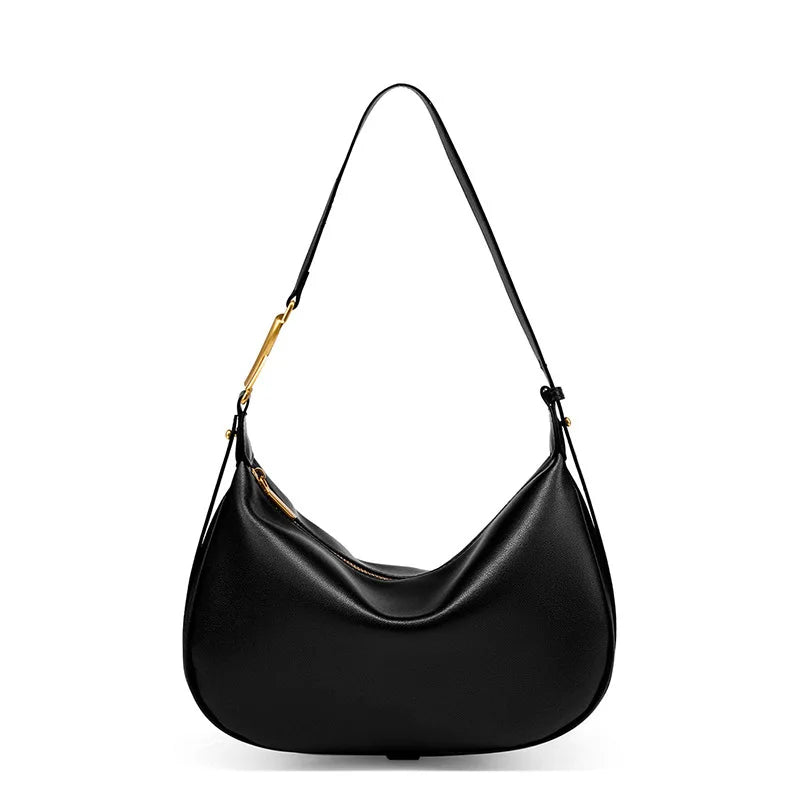 Imperial Premium Cowhide Spacious Minimalist Crossbody Bag