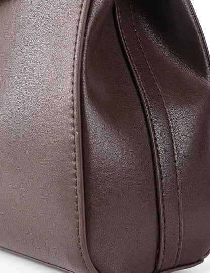 Genuine Leather Luxury Wide Strap Shoulder Bag