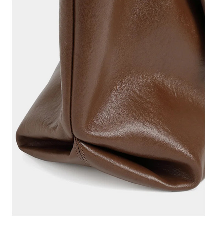 Genuine Leather Luxury Shoulder Tote Bag