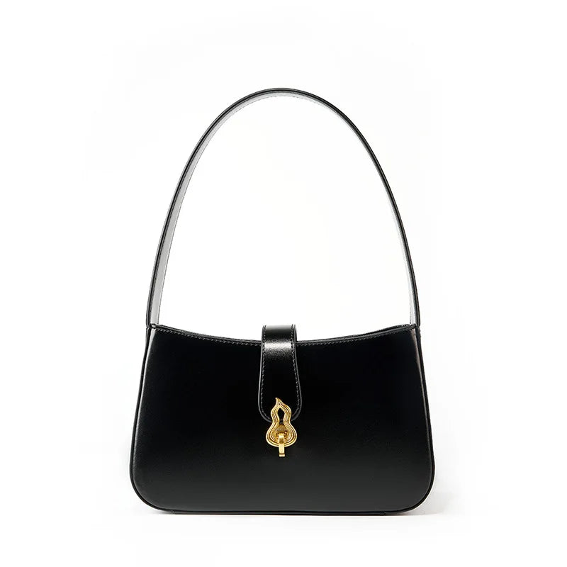Sovereign Premium Cowhide Elegant Underarm Shoulder Bag