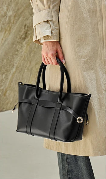 Urban Premium Cowhide Spacious Commuter Shoulder Bag