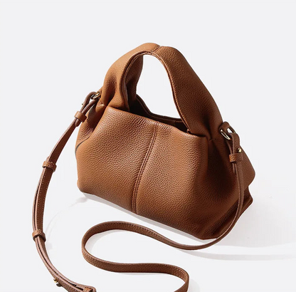 Serena Genuine Leather Slouchy Hobo Satchel