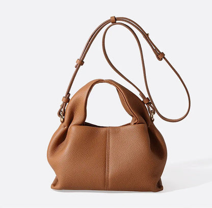 Serena Genuine Leather Slouchy Hobo Satchel