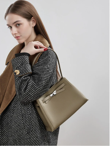 Genuine Leather Prestige Shoulder Bag