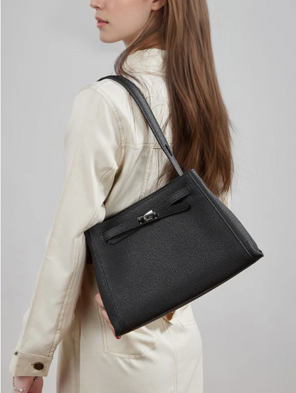 Genuine Leather Prestige Shoulder Bag