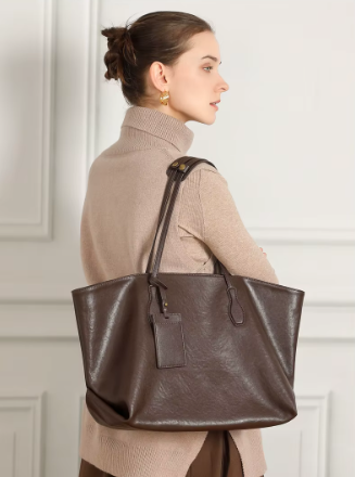 Genuine Leather Luxury Shoulder Tote Bag