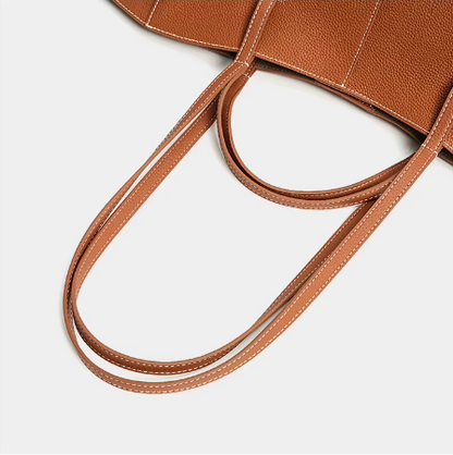 Genuine Leather Classic Large Tote Bag