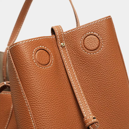 Genuine Leather Classic Large Tote Bag