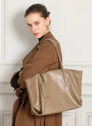 Genuine Leather Luxury Shoulder Tote Bag