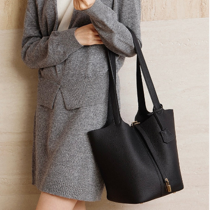 Timeless Genuine Leather Designer Tote Bag