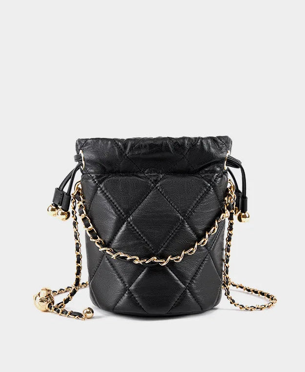 Majestic Luxury Genuine Leather Chain Shoulder Bag