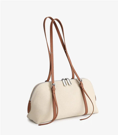 Orb Artisan Genuine Leather Contour Shoulder Bag