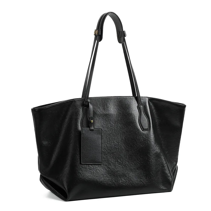 Genuine Leather Luxury Shoulder Tote Bag