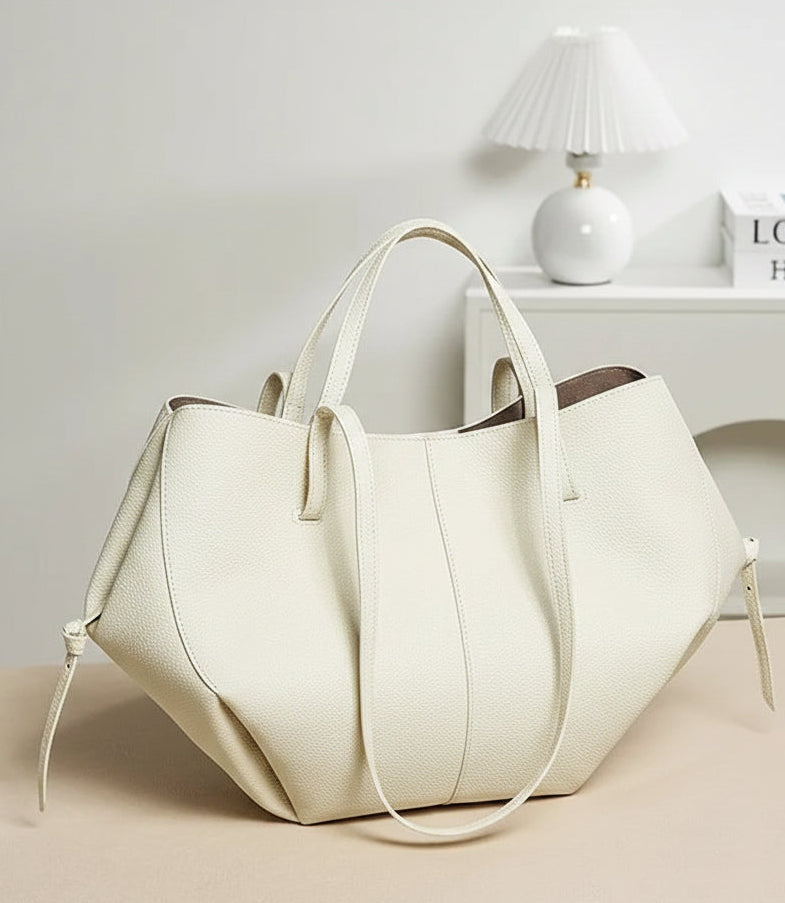 Genuine Leather Classic Large Tote Bag