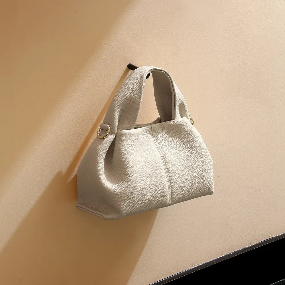 Serena Genuine Leather Slouchy Hobo Satchel