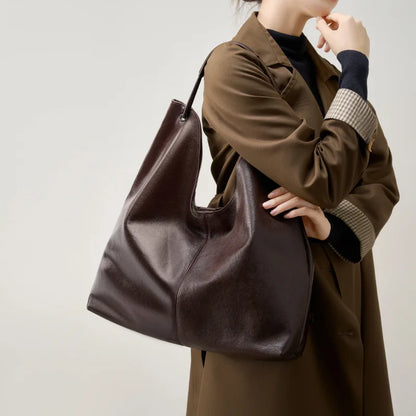 Premium Genuine Leather Chic Multi-Way Underarm Purse