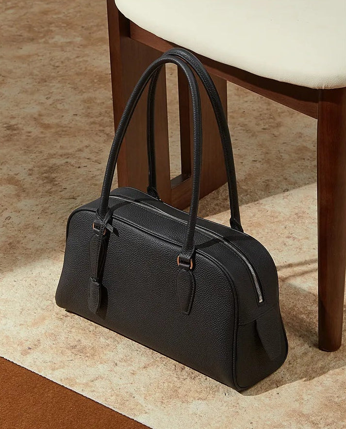 Dynasty Genuine Leather Large Capacity Underarm Tote