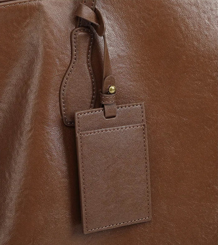 Genuine Leather Luxury Shoulder Tote Bag