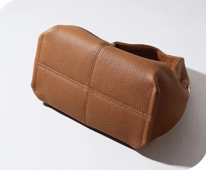 Serena Genuine Leather Slouchy Hobo Satchel