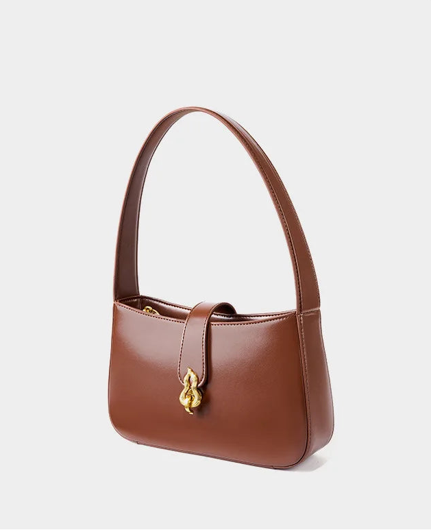 Sovereign Premium Cowhide Elegant Underarm Shoulder Bag