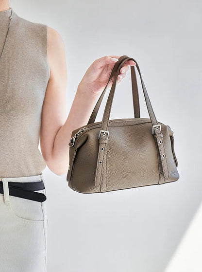Elysian Genuine Leather Convertible Mini Satchel
