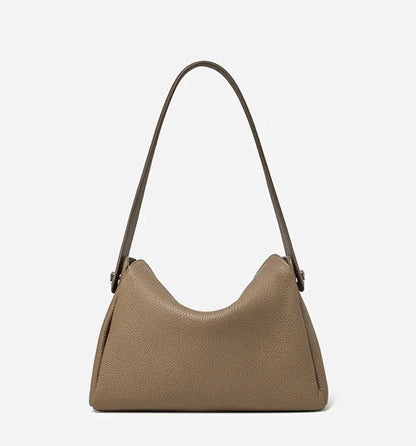 Vesper Genuine Leather Turn-Lock Contour Hobo