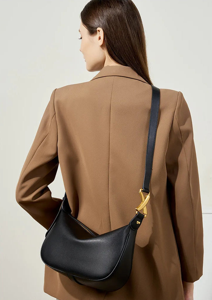 Imperial Premium Cowhide Spacious Minimalist Crossbody Bag