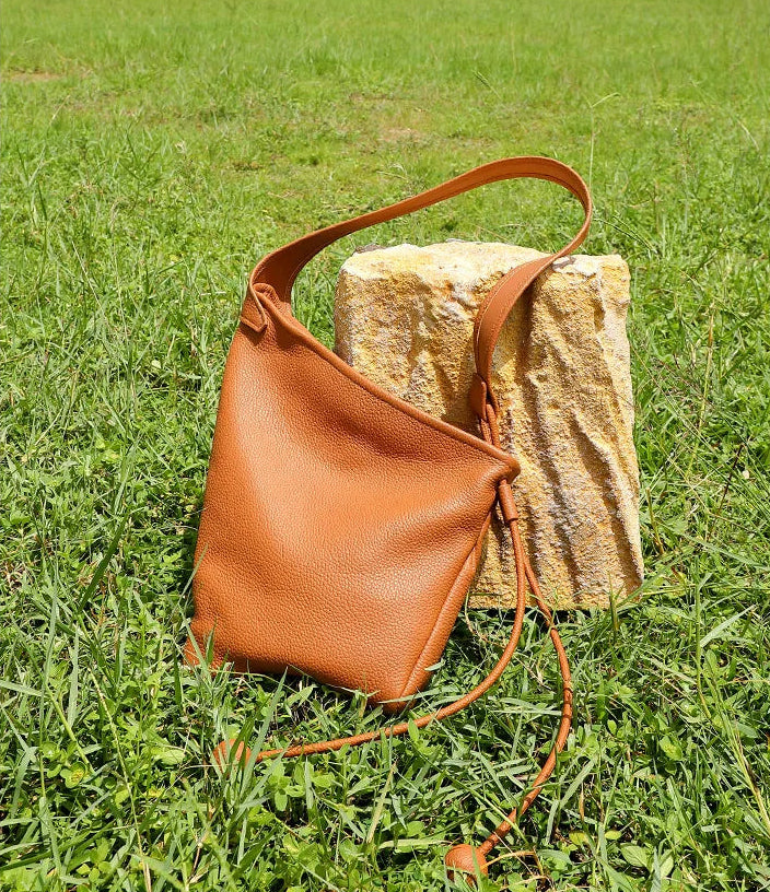 Zephyr Genuine Leather Sloping Contour Hobo