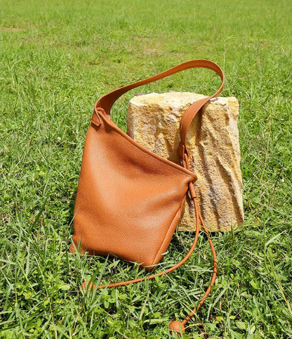 Zephyr Genuine Leather Sloping Contour Hobo