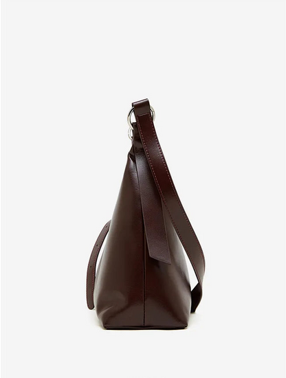 Aura Genuine Leather Milano Curved Shoulder Bag