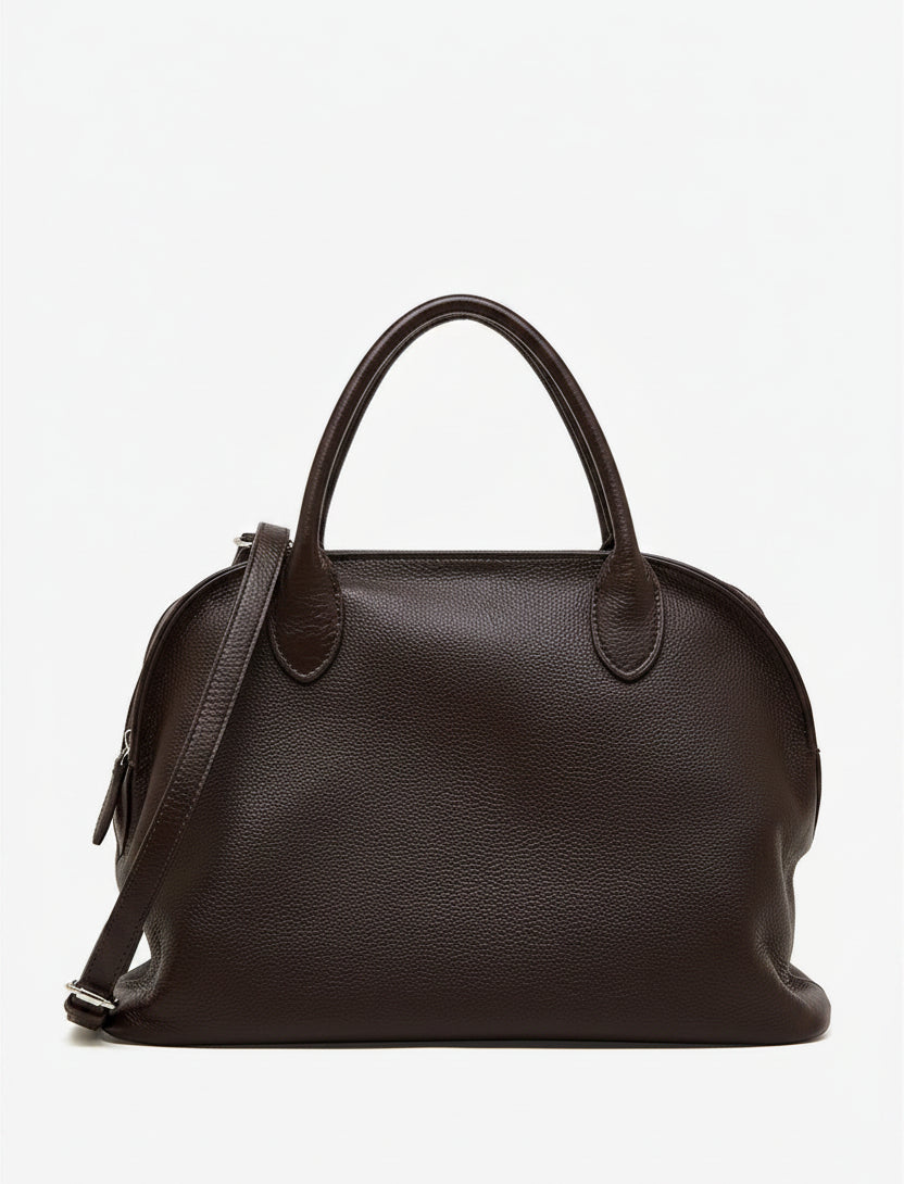 Aura Genuine Leather Fluid Silhouette Tote