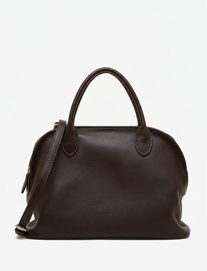 Aura Genuine Leather Fluid Silhouette Tote
