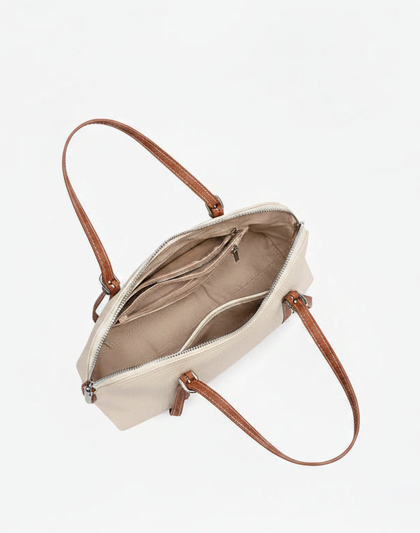 Orb Artisan Genuine Leather Contour Shoulder Bag