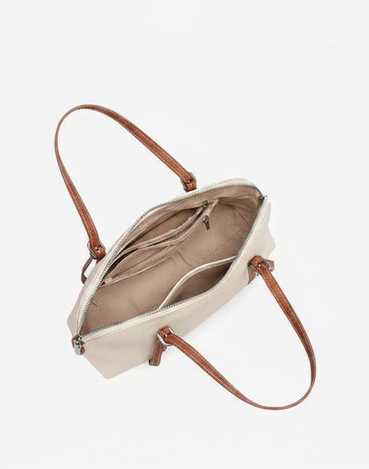 Orb Artisan Genuine Leather Contour Shoulder Bag