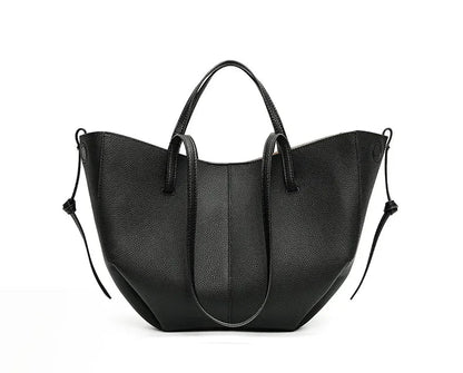 Genuine Leather Classic Large Tote Bag