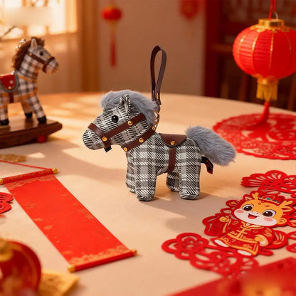 Handcrafted Genuine Leather Horse Charm