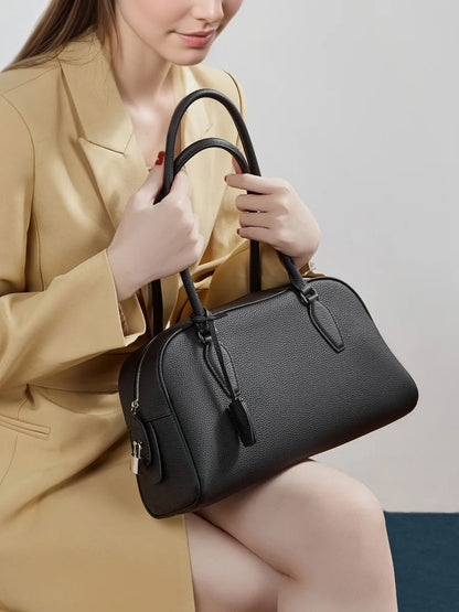 Dynasty Genuine Leather Large Capacity Underarm Tote