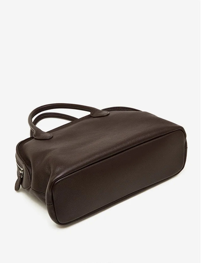Aura Genuine Leather Fluid Silhouette Tote